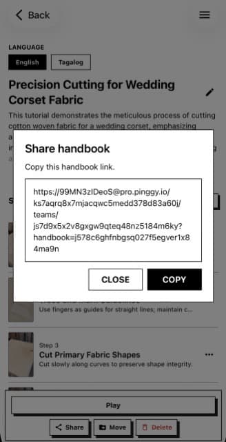 Cutting Onboard new staff instantly with a link